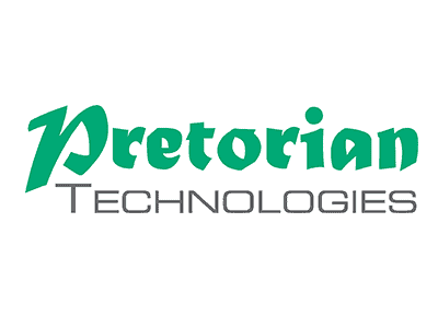Logo de Pretorian Technologies, partenaire en solutions adaptatives