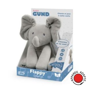 Flappy, peluche adaptée handicap avec contacteur – Jouet interactif pour éveiller les sens et stimuler la cause à effet