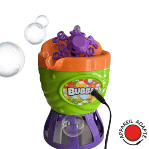machine à bulles compatible contacteur, idéal pour les enfants en situation de handicap