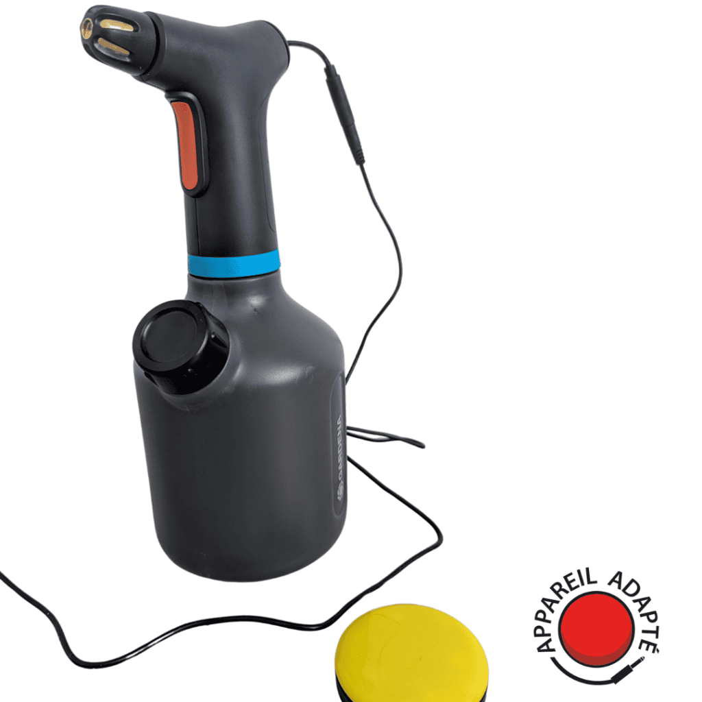 Jeux d'été pour enfant handicapé : préparons-nous à nous amuser ensemble ! 1 Pulvérisateur électrique adapté pour contacteur