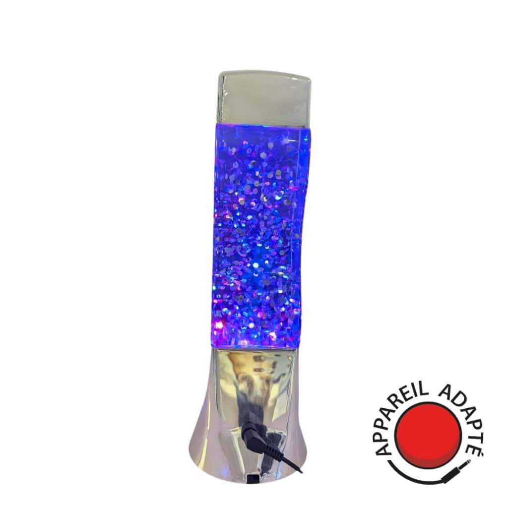 Découverte visuelle avec lampe sensorielle handicap moteur et boîte à lumières 3 Lampe sensorielle adaptée pour contacteur - stimulation visuelle