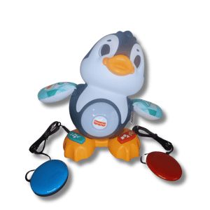 Jouet éducatif adapté pour contacteur, pingouin interactif Fisher-Price