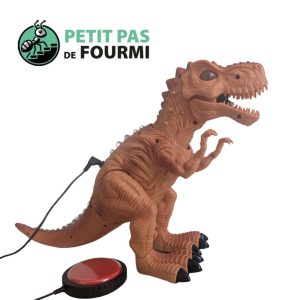 Jeux et jouets adaptés : le guide complet pour favoriser l'inclusion par le jeu 2 jeux et jouets adaptés handicap- dinosaure adapté pour contacteur
