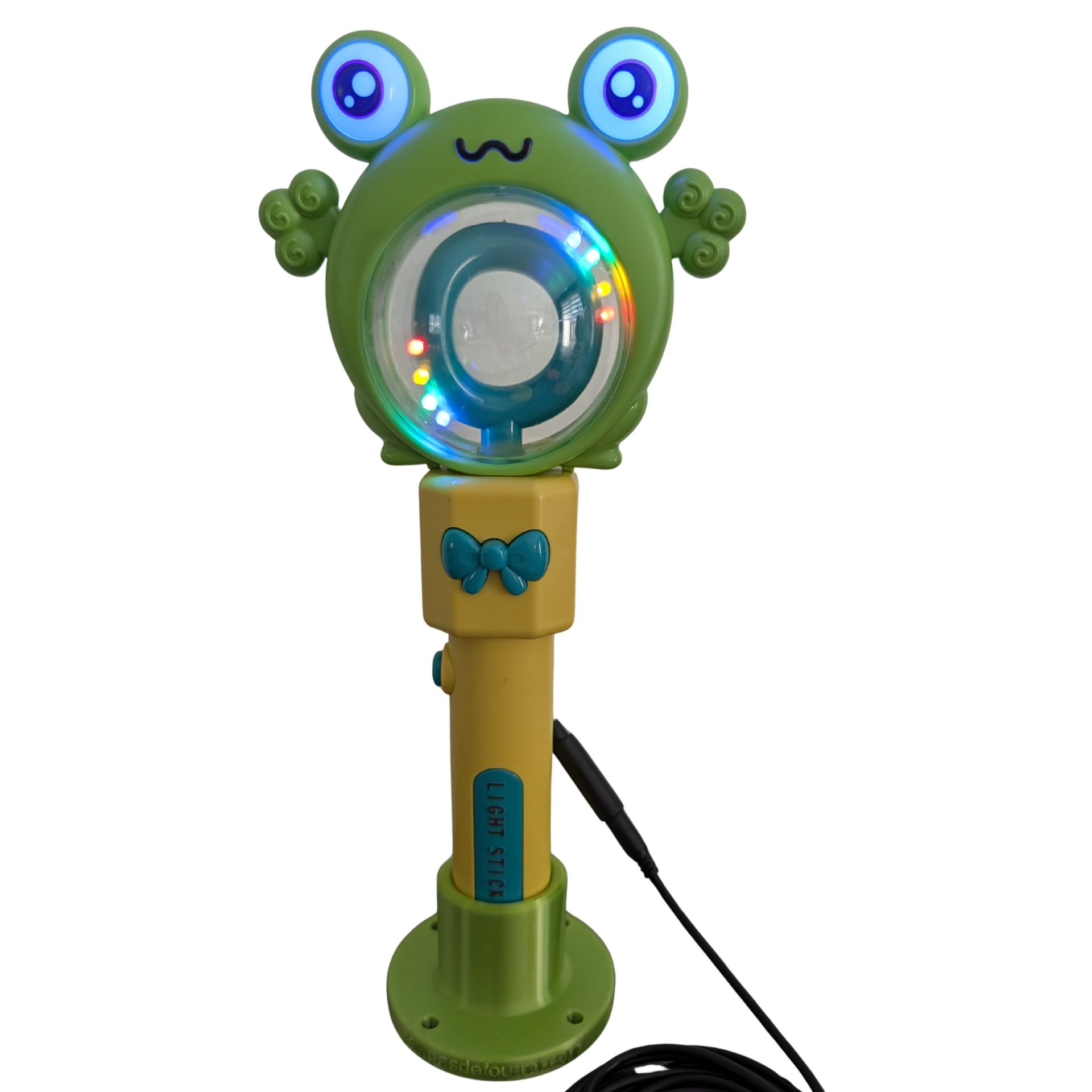 Jeu sensoriel adapté contacteur - Lapin ou grenouille lumineux 3 jouet sensoriel baguette led adaptée contacteur