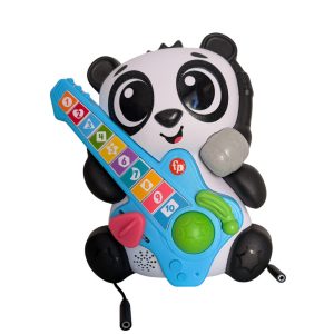 Panda Fisher-Price adapté handicap grâce à sa possibilité de connecter 2 contacteurs