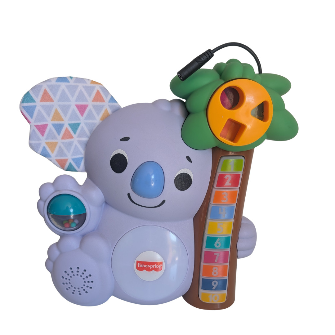 Koala Fisher-Price adapté contacteur 3 Nicolas Koala Fisher Price adapté bouton contacteur